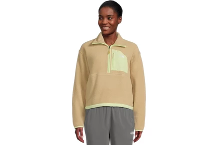 Женская куртка The North Face Yumiori Off Peak A‑Zip, хаки/лайм