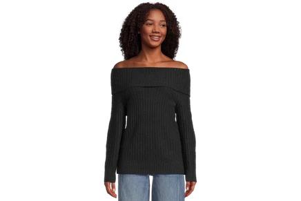 Свитер Madewell Marl Cozy Cotton Richmond Off-The-Shoulder