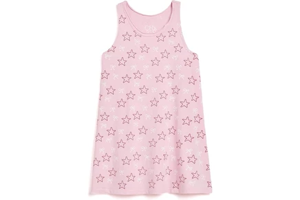 Chaser Kids Cotton Jersey Tank Dress (Big Kid) begonia