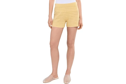 Шорты Barefoot Dreams Heathered Cotton Tulip Pointel Shorts