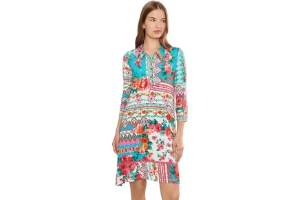 Платье Johnny Was The Janie Favorite Polo Tunic Dress - Renata