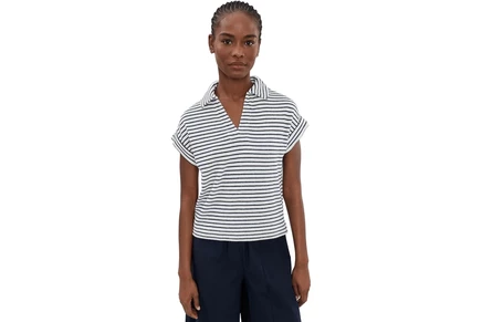 Женское поло Tommy Bahama Suncoast Loop Terry Stripe Polo