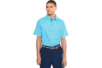 Поло Callaway Tile Gingham Print Polo