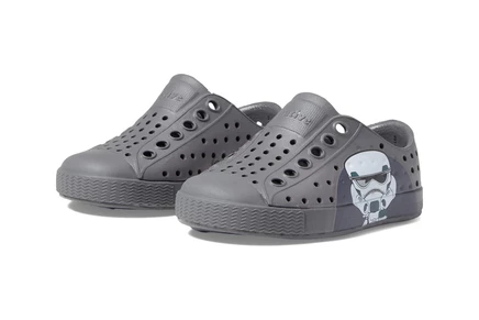 Native Shoes Kids Jefferson Star Wars Block (Toddler) dublin grey/dublin grey/darth bff