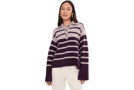 Свитер Madewell Charm Gina Polo Stripe