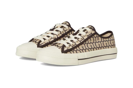 Женские кроссовки GUESS Carey dark brown logo