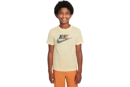 Детская футболка Nike Kids NSW Tee Futura HBR, молочная