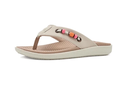 Детские вьетнамки Sperry Kids Parrotfish, песочно-бежевые