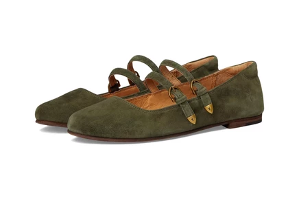 Женские туфли Frye Carson Multi Mary Jane, тёмно-оливковые