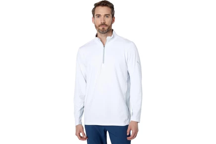 Мужская кофта Puma Golf Gamer 1/4 Zip, белая