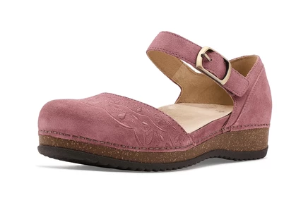 Женские балетки Dansko Mae, пепельно-розовые