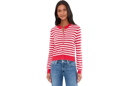 Свитер 525 america Harlow Striped Button Down Cardigan