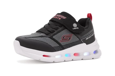 Детские кроссовки Skechers Glide-Step Lights, черные