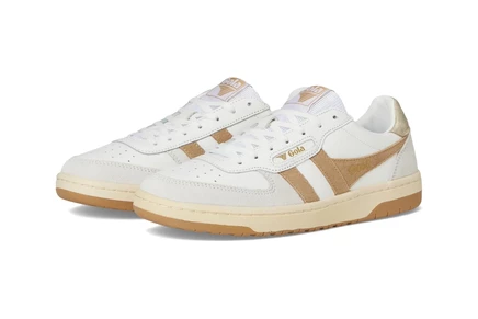 Женские кроссовки Gola Hawk white/light caramel/gold