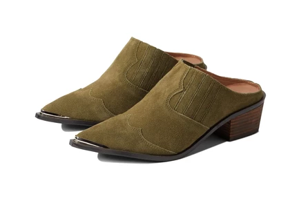 Chinese Laundry Marishka olive split suede
