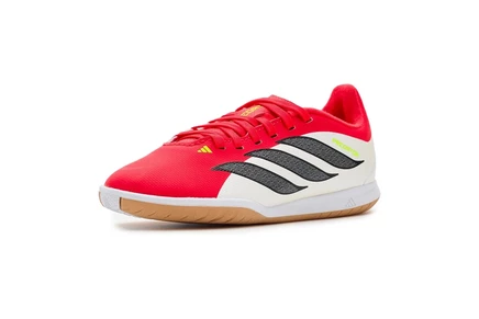 Детские футзальные бутсы adidas predator sala, красно-черно-белые