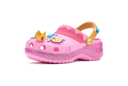 Crocs Super Mario Princess Peach Classic Platform Clog princess peach