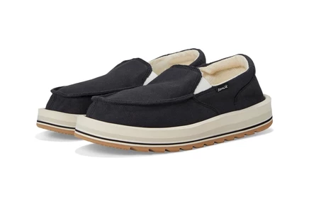 Женские балетки Sanuk Donna Mesa с платформой, черные