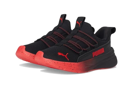 Детские кроссовки Puma Softride One4All, черно‑красные