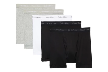 Мужские боксеры Calvin Klein Cotton Classics, черный/меланж