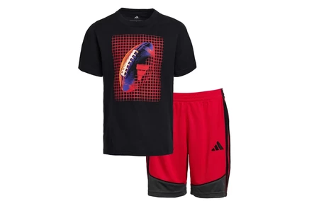 Детский комплект adidas Kids Colorblock, черный