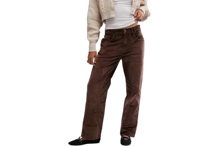 Джинсы Free People Risk Taker Cord Straight