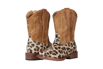 Ботинки Roper Kids Glitter Leopard (Toddler)