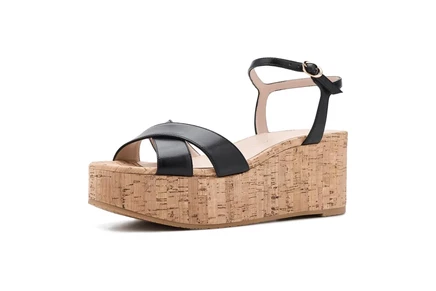 Женские туфли на танкетке Stuart Weitzman Dayna, черные