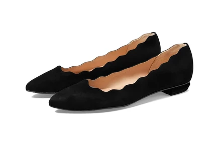 French Sole Tequila black suede