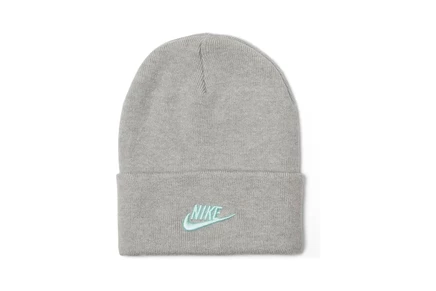 Nike Peak Futura Beanie dark grey heather/mint foam