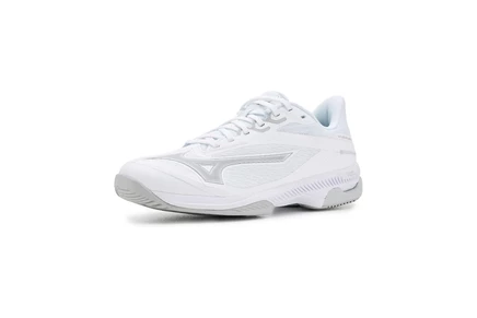 Женские теннисные кроссовки Mizuno Wave Exceed Court AC, бело-серые