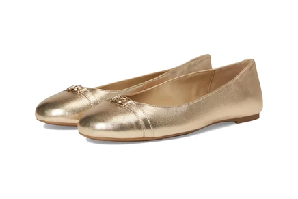 Женские балетки MICHAEL Michael Kors Mandy Flat, светло-золотистые