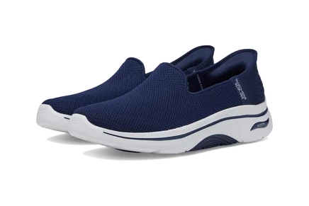 Женские кроссовки SKECHERS Performance Go Walk Arch Fit 2.0 Delara Hands Free Slip-Ins navy/white