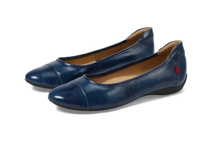Marc Joseph New York Peters Street denim stained patent