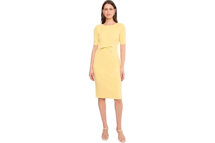 Платье Adrianna Papell Mini Bow Front Sheath Dress