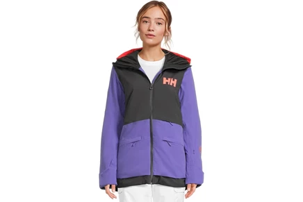Женская лыжная куртка Helly Hansen Powchaser 2.0, фиолетовая