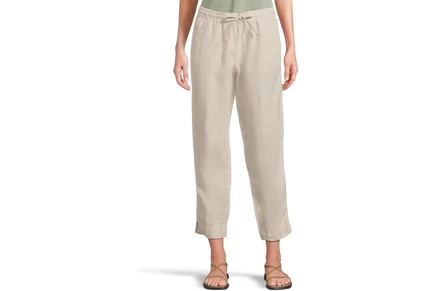 Джинсы L.L.Bean Premium Linen Breezy Pull-On Ankle Pants
