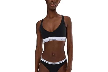 Женский треугольный бралетт Calvin Klein Icon, черный