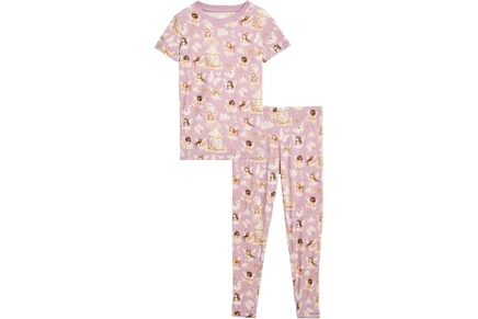 Пижама Kickee Pants Kids Print Short Sleeve Pajama Set (Big Kid)