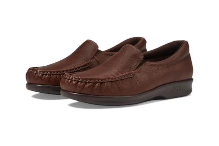 SAS Twin Slip On Comfort Loafer mulch