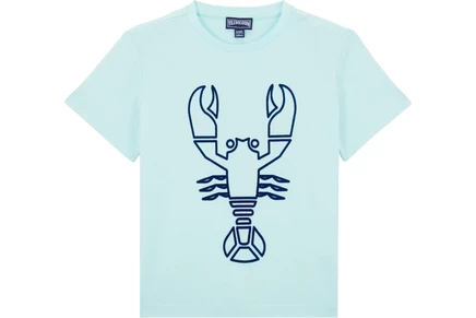 Детская футболка Vilebrequin Kids Thomy Lobster, синяя