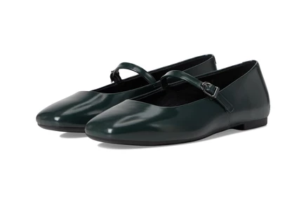 Женские балетки Ecco Margot Mary Jane, sea tangle patent