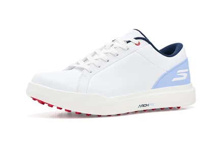 Женские гольф-кроссовки Skechers GO GOLF Drive 6 Archfit, бело-голубые