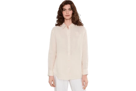 Женская футболка Lauren Ralph Lauren Relaxed Fit Linen Shirt
