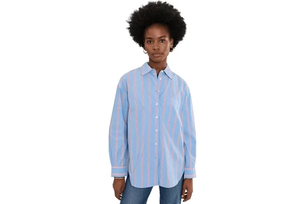 Топ Madewell Easy Shirt - Midweight Washed Poplin