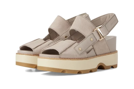 SOREL Joanie Iv Sandals Wedge crushed clay/gum