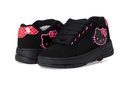 Унисекс кеды Heelys Hello Kitty Kolect, черно-розовые