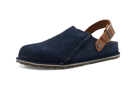 Мужские сабо Birkenstock Lutry 365, синие/коньячные