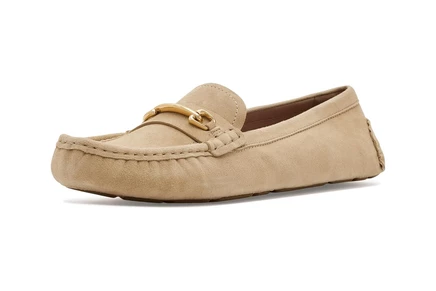 Женские лоферы Cole Haan Emeryn, замшевые, бежевые