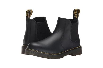 Ботинки Dr. Martens Kids Collection 2976 Junior Chelsea Boot (Little Kid/Big Kid) black softy t